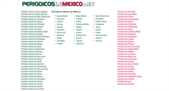 Desktop Screenshot of periodicosdemexico.net