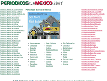 Tablet Screenshot of periodicosdemexico.net